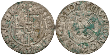 Польша 3 полкера (3 полторака - 1 крейцер) 1624 Сигизмунд III Ваза (1587-1632) Gorecki B.24, KM 41 серебро 4158-957