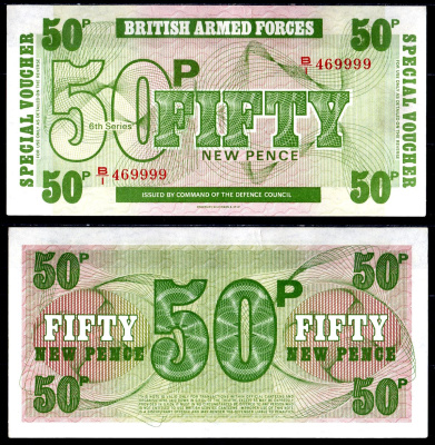 Великобритания 50 пенсов ND (1972) Pick M46a бумага UNC (пресс) 6278-48-2-1