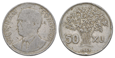 Южный Вьетнам 50 су 1963 KM 6 алюминий 4159-1031