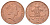 Великобритания 2 пенса 1997 Елизавета II (1952-2022) KM 936a, Spink 4376 (C4) сталь плакированная медью 4671-543