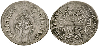 Вюрцбург 1 шиллинг 1691 KM 198.1 биллон 1528-123