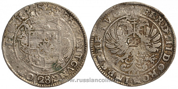 Ольденбург 1 гульден XVII век Фердинанд III Dav. 713 серебро 00-000-00