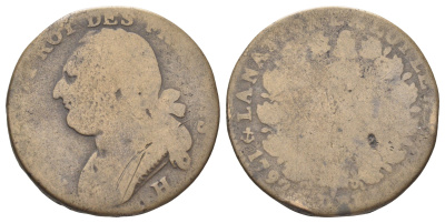 Франция 12 денье 1792 Людовик XVI (1774-1792) KM 600 бронза 4707-617