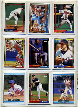 США КАРТОЧКИ БЕЙСБОЛЬНЫЕ 9 штук разных 7501-32