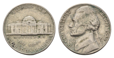 США 5 центов 1959 KM A192 медно-никель 4613-829