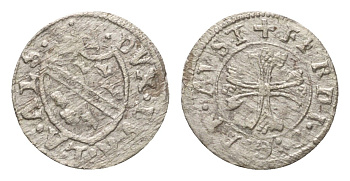 Австрия, Верхний Эльзас 1 вирер (4 пфеннига) ND (1612-1618) Максимилиан III (1605-1618) Klem 110 серебро 443-1515