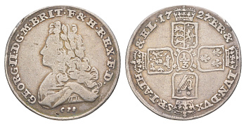 Брауншвейг-Каленберг-Ганновер 1/3 талера 1727 CPS, Георг II (1727-1760), из коллекции Ричарда Б. Смита Smith 145, Welter 2593, KM 182 серебро 1525-933