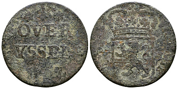 НИДЕРЛАНДЫ ОВЕРИССЕЛ 1 ДУИТ ND KM 90 медь 84-116