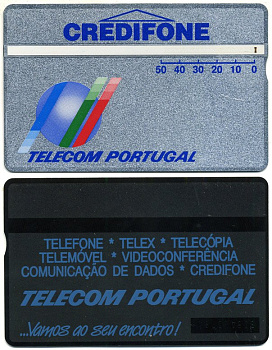 Португалия телефонная карта PORTUGAL TELECOM (CREDIFONE) пластик 6300-47-3-2