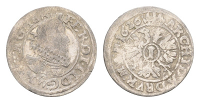 Австрия 1 крейцер 1626 Брно, Богемия, Фердинанд II KM 480 серебро 1518-445
