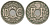 Франция 10 сантимов 1921 тип Линдайё KM 866a, Le Franc 138.3 медно-никель 4584-444