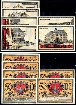 Виттенберге (Пруссия, Бранденбург) набор из 6 нотгельдов 1921 2193-46-1-1