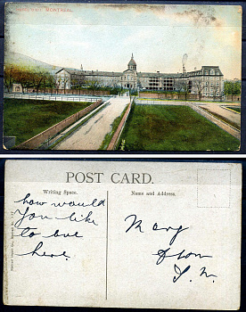 Канада post card - открытка отель в Монреале 2193-88