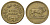 Германия игровой жетон с изображением Льва XIX век диаметр 19,5 мм, вес 1,9 гр латунь 4659-1158