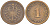 ГЕРМАНИЯ 1 ПФЕННИГ 1875 D, СТАРОГЕРБОВКА KM 1, J. 1, Weege 1 медь 206-1031
