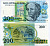Бразилия 200 крузейро 1990 Pick 229 бумага UNC (пресс) 8588-23-1-2