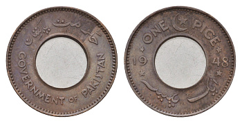 Пакистан 1 пайс 1948 KM 1 бронза 4189-714