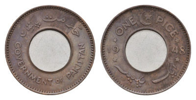 Пакистан 1 пайс 1948 KM 1 бронза 4189-714