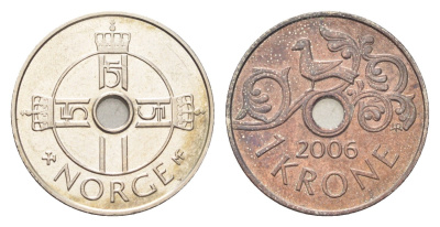 Норвегия 1 крона 2006 Харальд V (1991- ) KM 462 медно-никель 4706-943