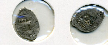 РОССИЯ 1 КОПЕЙКА ИВАН III серебро 507-412