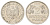 ФРГ 2 марки 1951 J, год-тип KM 111, J. 386 медно-никель 4127-1645