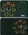 Словения евронабор из 8 монет 2007-2008 2 евро юбилейные, в пластике  биметалл  UNC  1181-1-04