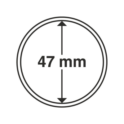 Капсулы круглые – 47 мм, упаковка 10 шт. Leuchtturm. 300829