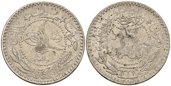 Турция 10 пара 1913 1327 - 5 год KM 760 никель    4598-1221