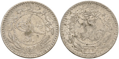 Турция 10 пара 1913 1327 - 5 год KM 760 никель    4598-1221