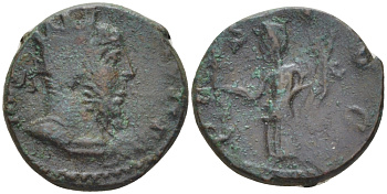 Римская Империя (императоры в Галлии) антониниан 272 - 273 Тетрик I. PAX AVG, Пация, персонификация Мира, Колония Агриппины, Very fine RIC 100 биллон 1073-14-52