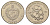 Куба 1 песо 1982 ФАО - Цитрусы KM 94 медно-никель BU 4667-633