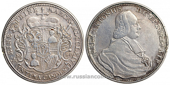 Эйхштадт 1 талер 1764 NCF, Anton Raimund, KM 87, Dav. 2209 серебро 00-000-00