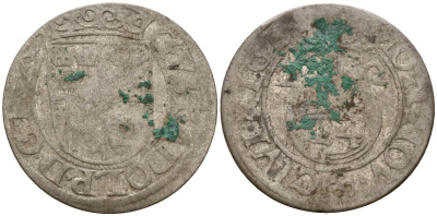 Польша 3 полкера (3 полторака - 1 крейцер) 1622 Сигизмунд III Ваза (1587-1632) Gorecki B.22, KM 41 серебро 4158-865