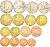 Люксембург евронабор 8 монет 2012 1, 2, 5, 10, 20, 50 евроцентов, 1, 2 евро UNC 183-1121