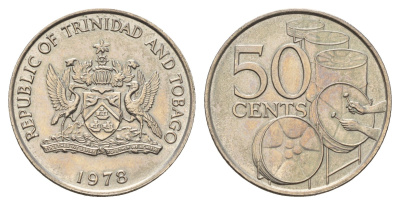 Тринидад и Тобаго 50 центов 1978 KM 33 медно-никель UNC 4671-851