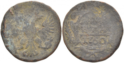 РОССИЯ 1 ДЕНЬГА 1750 Биткин 360 медь 261-316