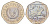Кипр 50 центов 2004 KM 66 медно-никель UNC 4148-222