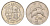 Исландия 5 крон 1984 дельфины KM 28 медно-никель 4591-1054