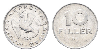 Венгрия 10 филлеров 1984 BP KM 572 алюминий 4665-911