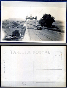 Мексика tarjeta postal - открытка мексиканский мост, шоссе Мехико-Пуэбла 2193-62