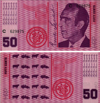 АВСТРАЛИЯ, ХАТТ-РИВЕР НАБОР ИЗ 5 БАНКНОТ 1970 ПРОВИНЦИЯ HUTT- RIVER, КНЯЖЕСТВО, 10, 20, 50 ЦЕНТОВ, 1 И 2 ДОЛЛАРА бумага UNC (ПРЕСС) 8564-10-2