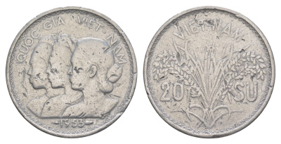 Южный Вьетнам 20 су 1953 KM 2 алюминий 4159-445