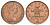 Великобритания 2 пенса 1971 Елизавета II (1952-2022) KM 916, Spink 4235 (C1) бронза 4671-455