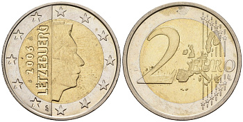 Люксембург 2 евро 2006 KM 82 биметалл 4148-816