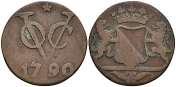 Нидерландская Восточная Индия 1 дуит 1790 KM 111.1 медь 4132-316