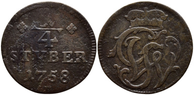 ВАЛЬД-РУНКЕЛЬ 1/4 ШТЮБЕРА 1758 KM 3 медь 560-834