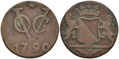 Нидерландская Восточная Индия 1 дуит 1790 KM 111.1 медь 4132-316