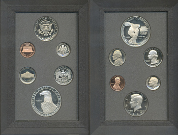 США набор из 6 монет 1983 олимпиада, дискобол, S серебро PROOF 7-4-2-20