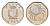 Мальта 5 центов 2001 краб KM 95 медно-никель UNC 4164-665