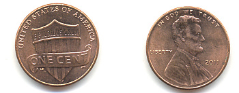 США 1 ЦЕНТ 2011 ЛИНКОЛЬН KM NEW цинк плакированный медью UNC 179-631